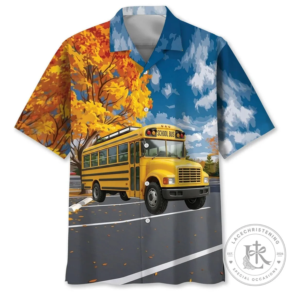 School Bus Driver You Can't Scare Me Hawaiian Shirt