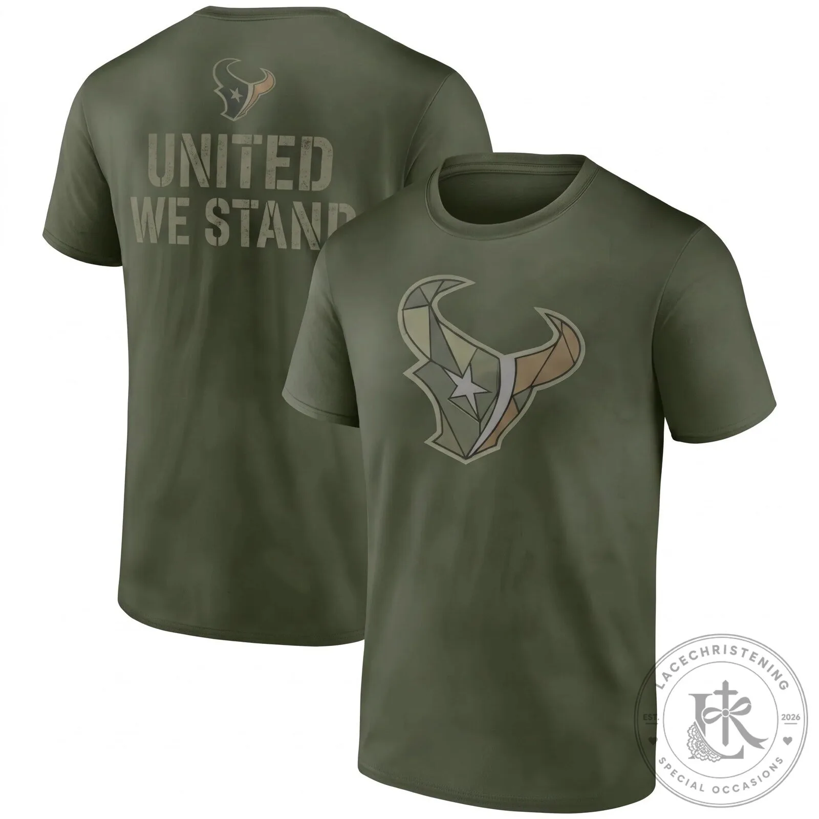 Houston Texans Salute To Service United We Stand Black T-Shirt 13 Houston Texans Salute To Service United We Stand Black T-Shirt