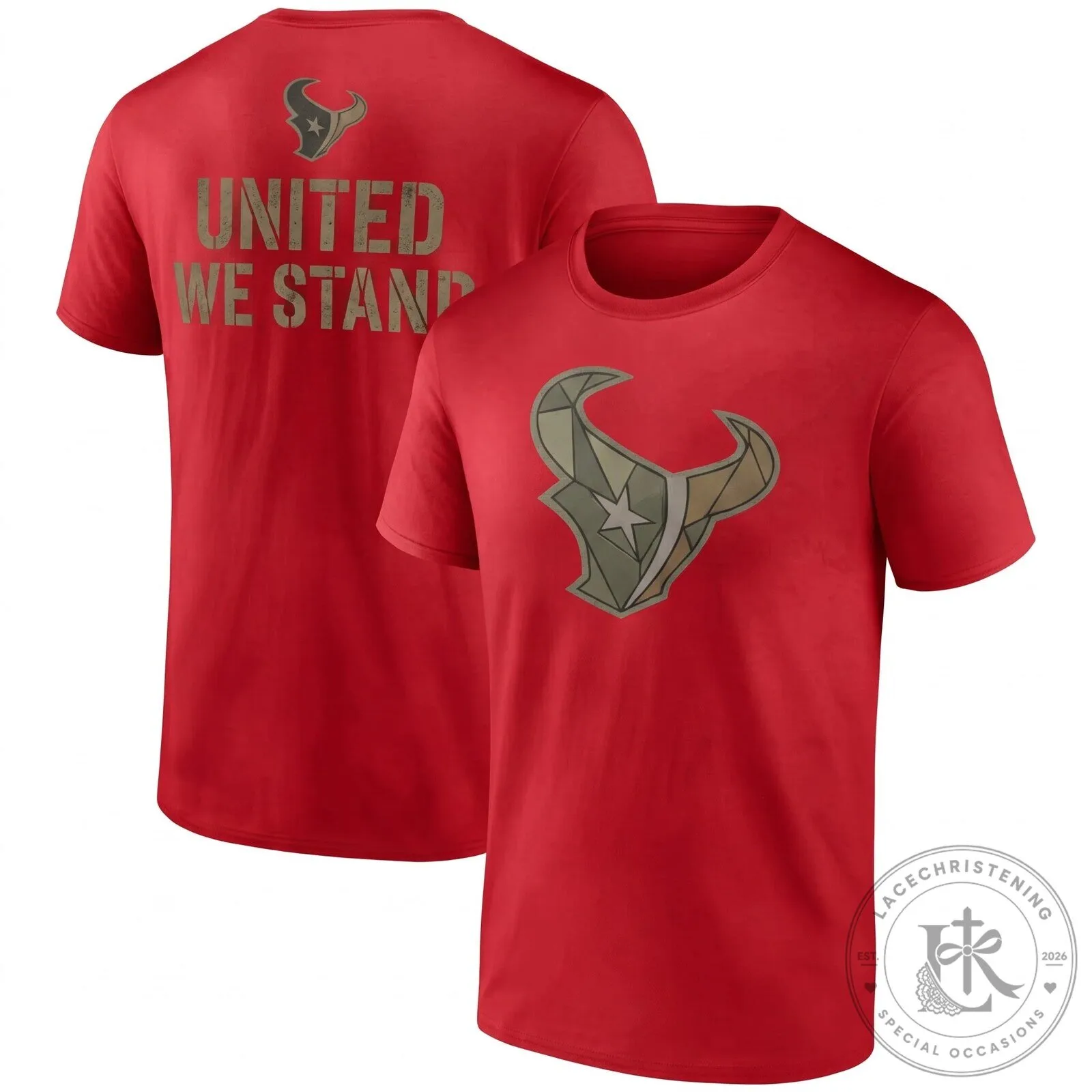 Houston Texans Salute To Service United We Stand Black T-Shirt 14 Houston Texans Salute To Service United We Stand Black T-Shirt