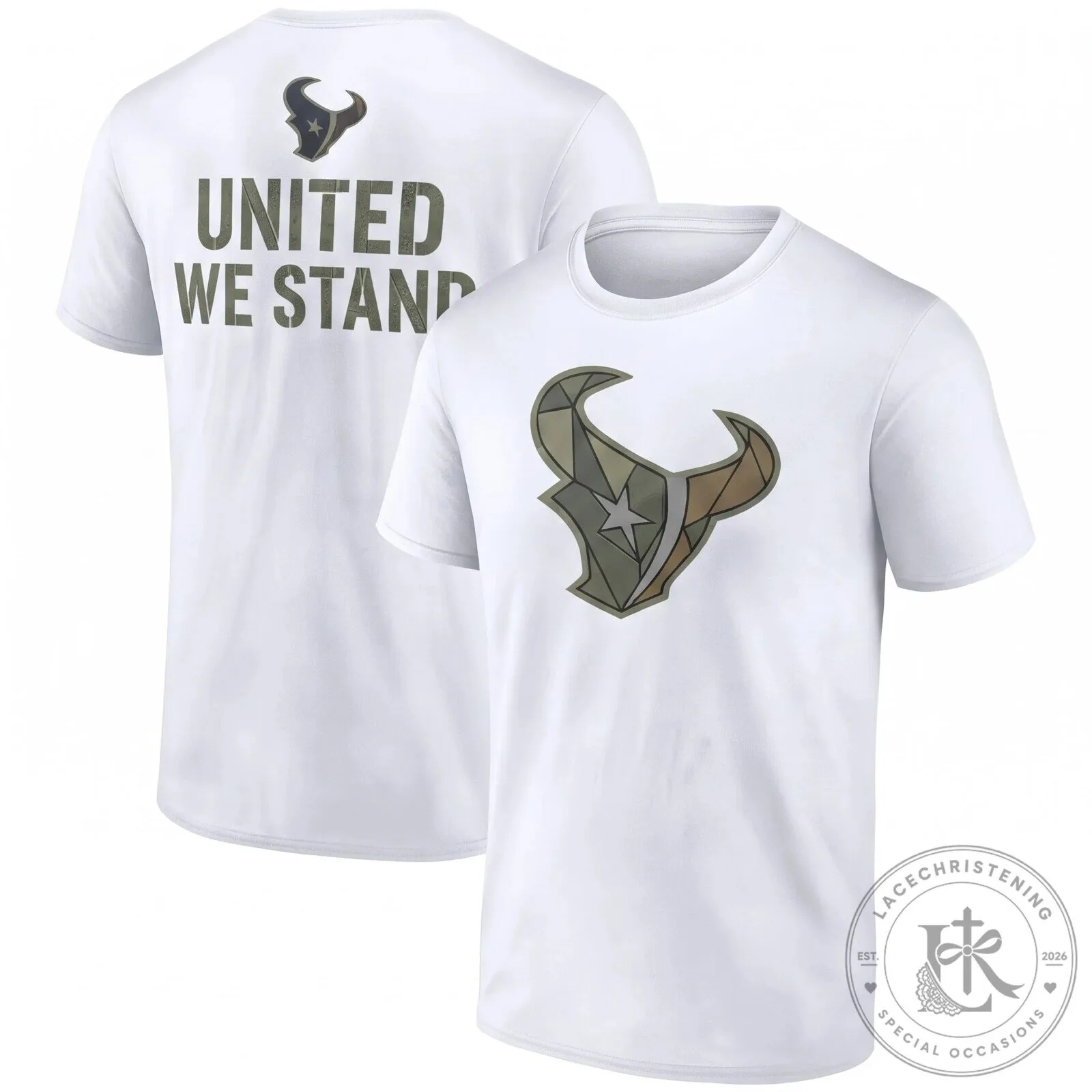 Houston Texans Salute To Service United We Stand Black T-Shirt 15 Houston Texans Salute To Service United We Stand Black T-Shirt