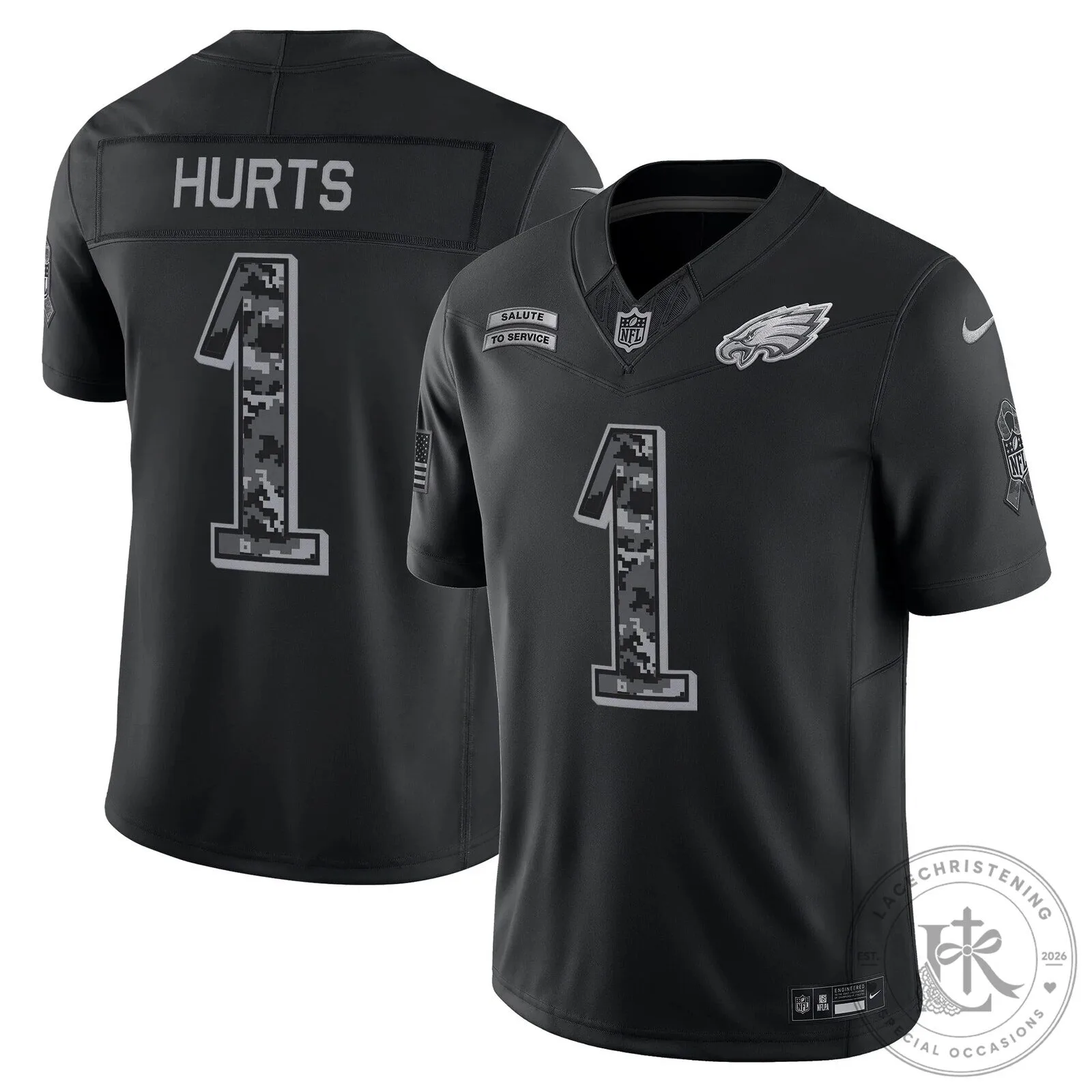 Jalen Hurts Philadelphia Eagles Salute To Service Vapor Limited Football Jersey