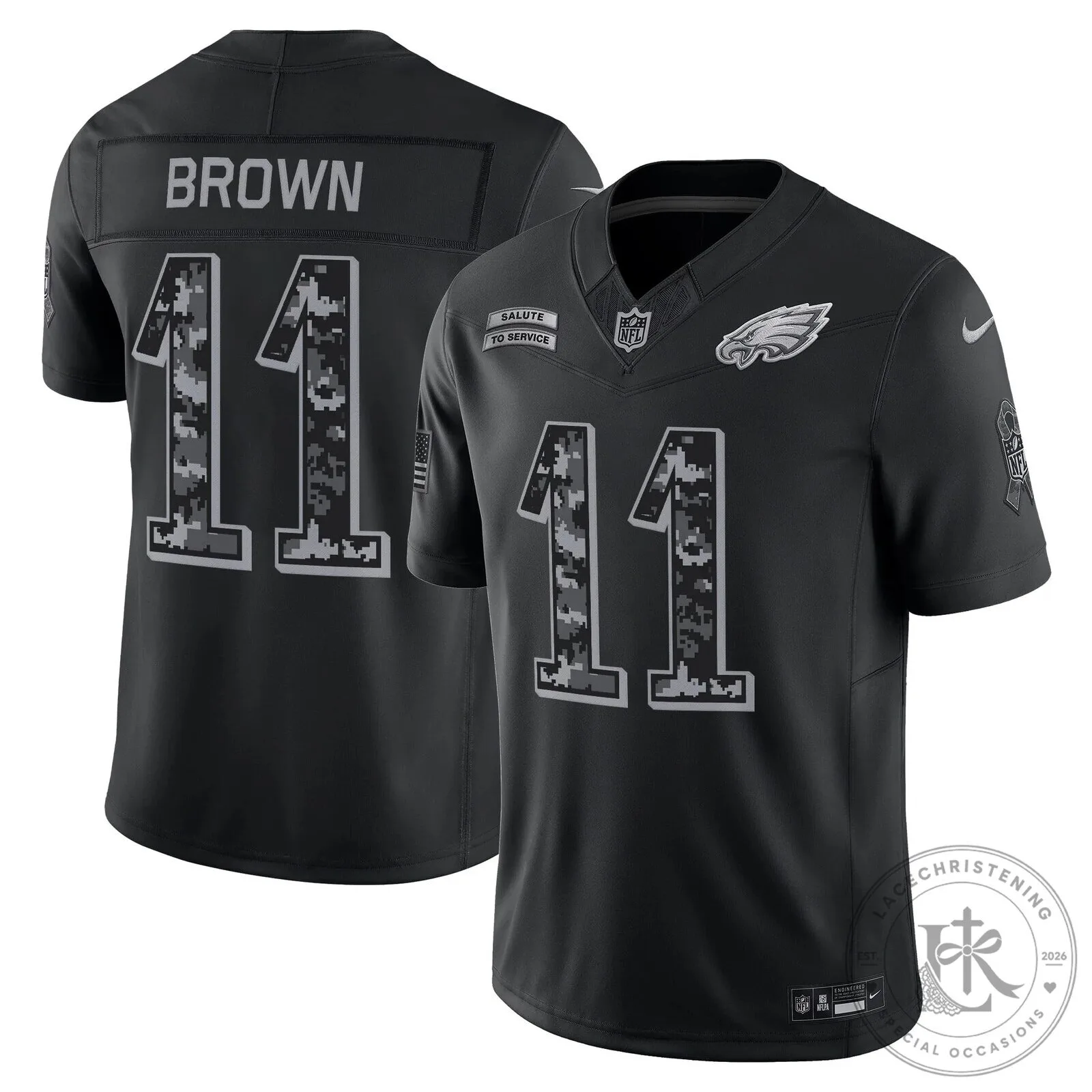 Jalen Hurts Philadelphia Eagles Salute To Service Vapor Limited Football Jersey 23 Jalen Hurts Philadelphia Eagles Salute To Service Vapor Limited Football Jersey