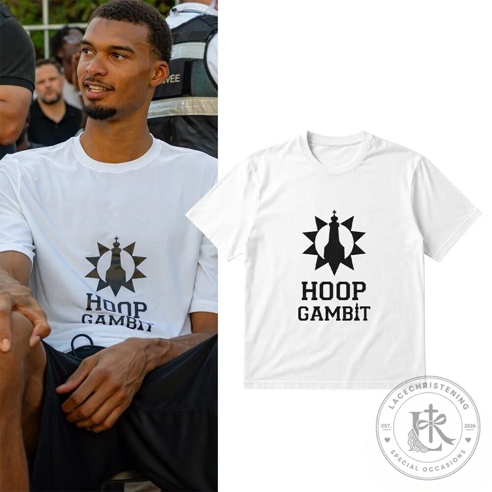 Victor Wembanyama Hoop Gambit Chess Piece T-Shirt