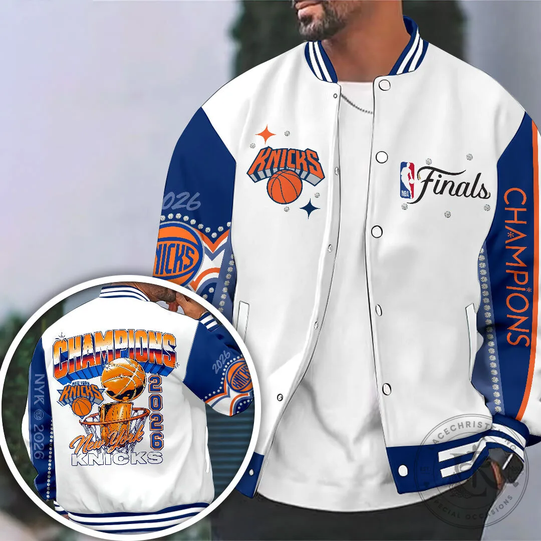 Varsity Jacket for 2026 NBA Champions - New York Knicks Design
