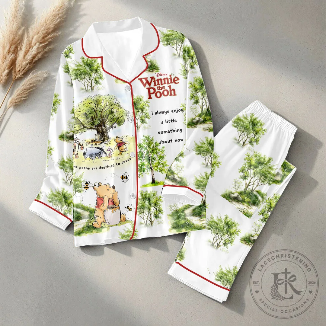 Disney Winnie the Pooh I Always Enjoy A Little Something Pajama Set