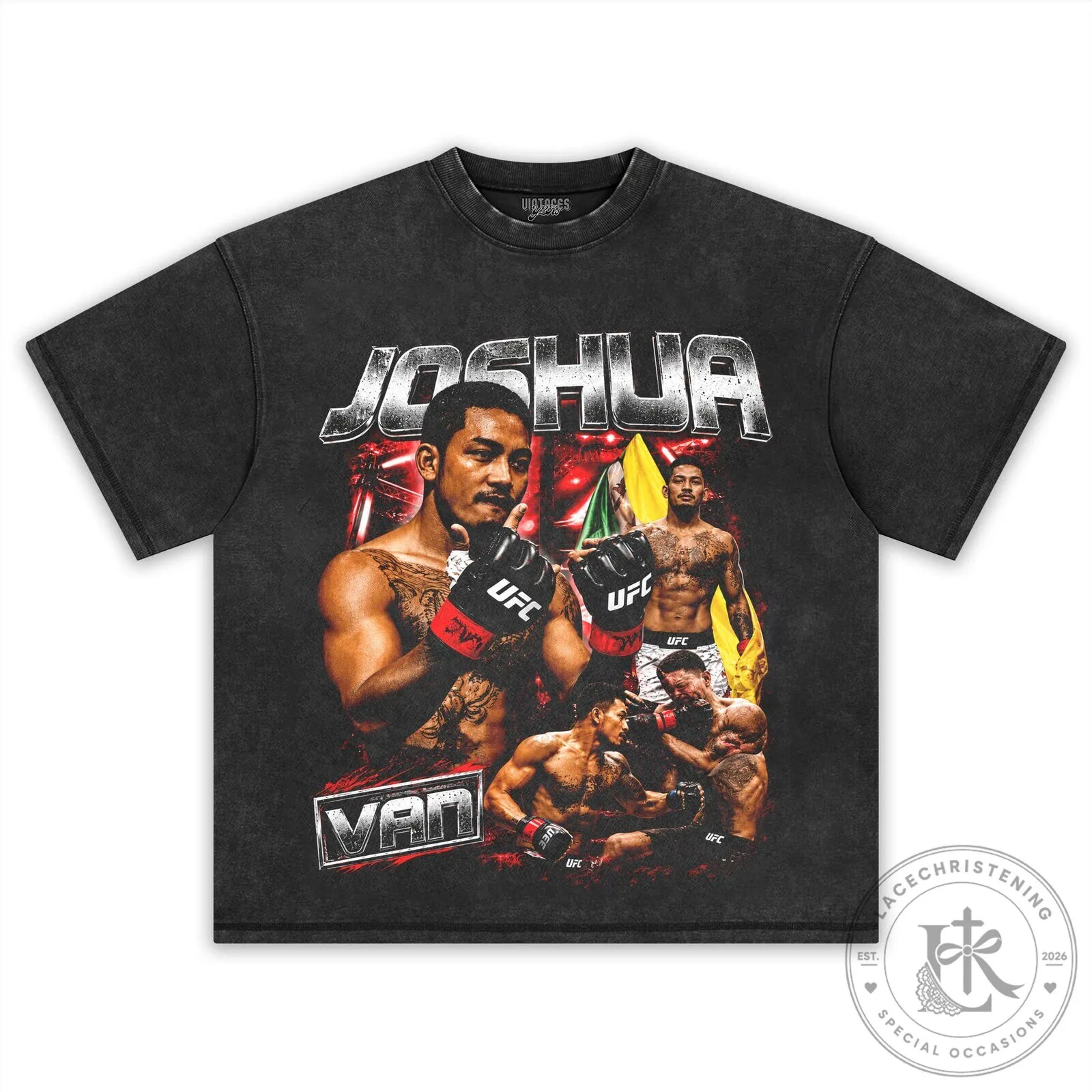 Joshua Van The Fearless UFC Flyweight Championship Fighter Black T-Shirt 12 Joshua Van The Fearless UFC Flyweight Championship Fighter Black T-Shirt