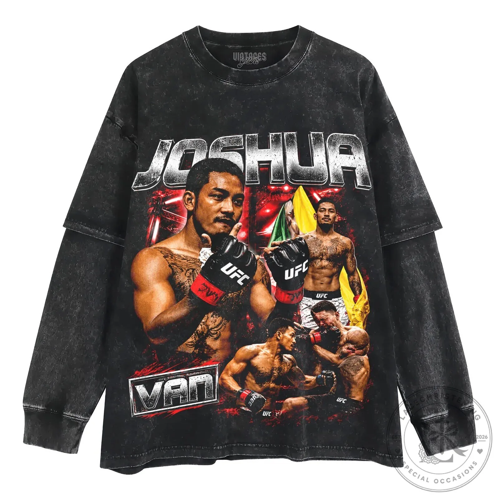 Joshua Van The Fearless UFC Flyweight Championship Fighter Black T-Shirt 14 Joshua Van The Fearless UFC Flyweight Championship Fighter Black T-Shirt