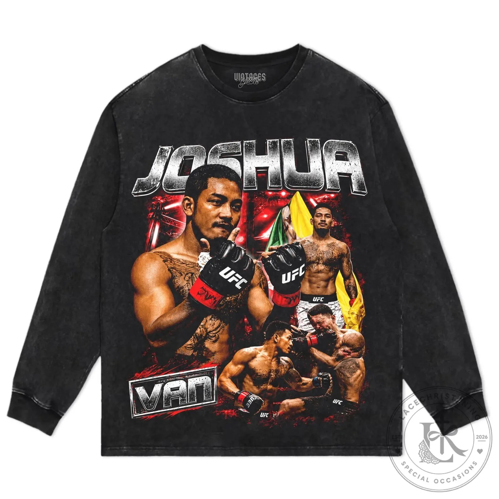 Joshua Van The Fearless UFC Flyweight Championship Fighter Black T-Shirt 16 Joshua Van The Fearless UFC Flyweight Championship Fighter Black T-Shirt