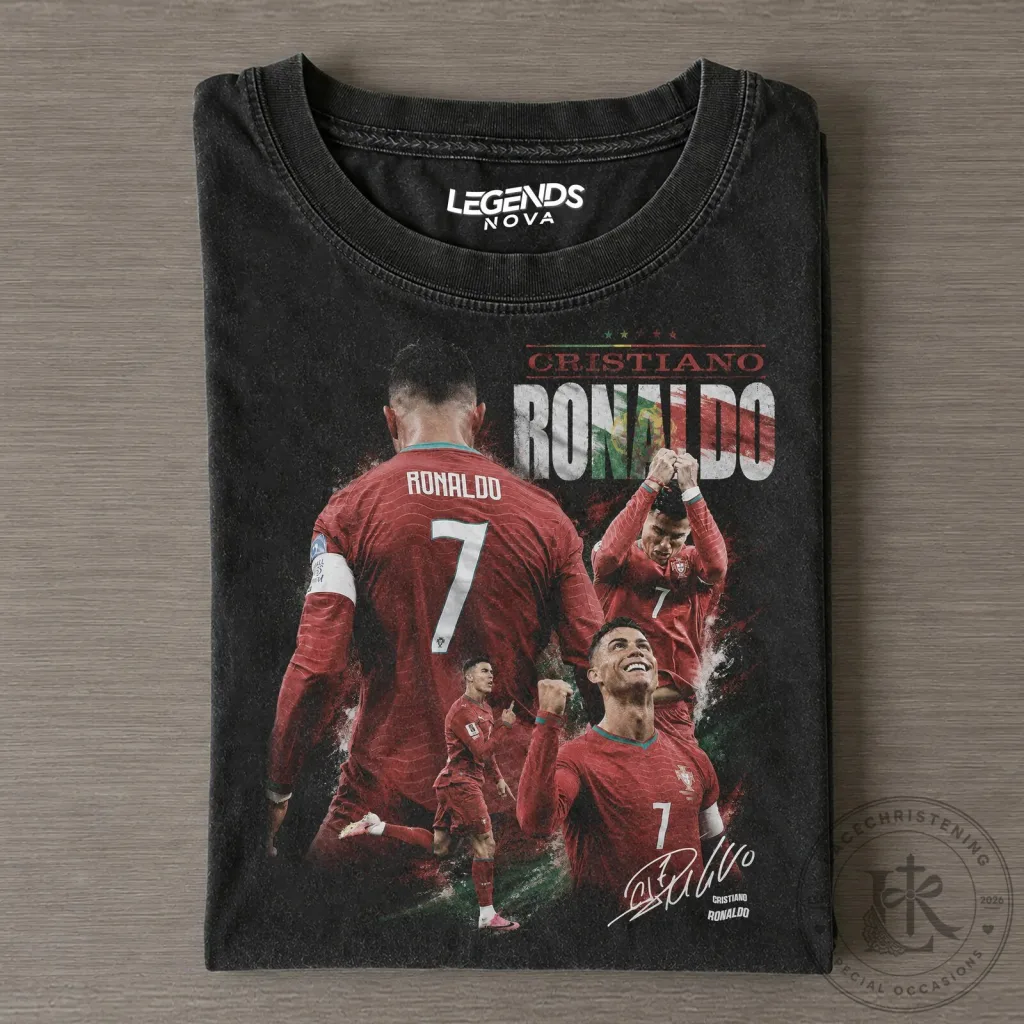Portugal National Team T-Shirt for Cristiano Ronaldo Fans Portugal National Team T-Shirt for Cristiano Ronaldo Fans