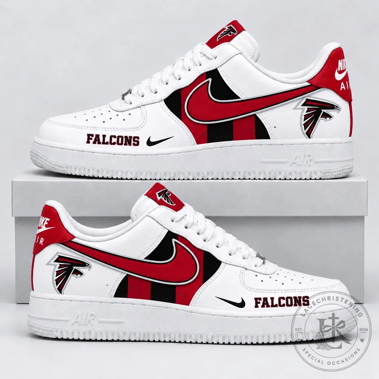 Atlanta Falcons Custom Designed Fan Shoes - NFL Team Spirit Footwear