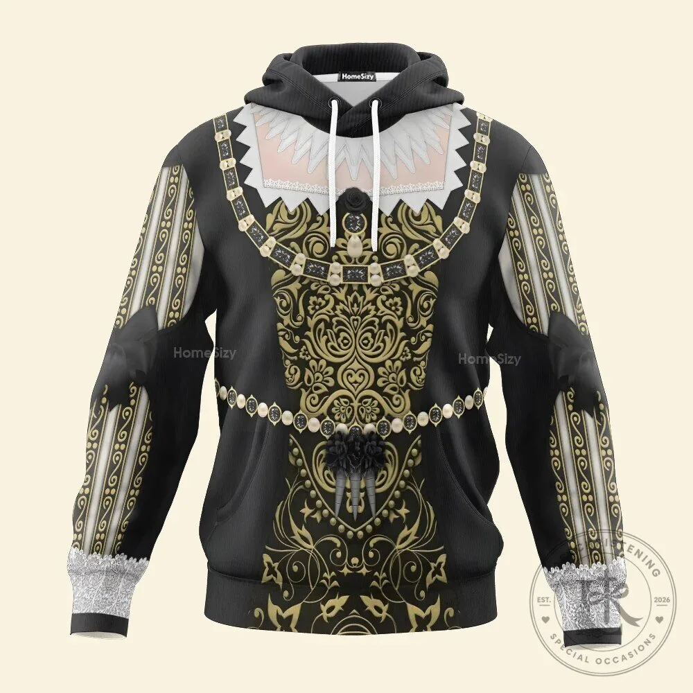 Anne of Austria Queen of France Coronation Robes Costume All Over Print Hoodie 18 Anne of Austria Queen of France Coronation Robes Costume All Over Print Hoodie