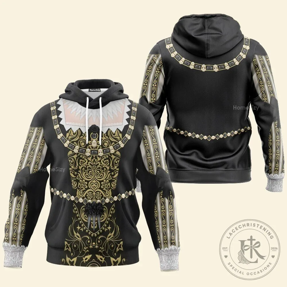 Anne of Austria Queen of France Coronation Robes Costume All Over Print Hoodie 20 Anne of Austria Queen of France Coronation Robes Costume All Over Print Hoodie