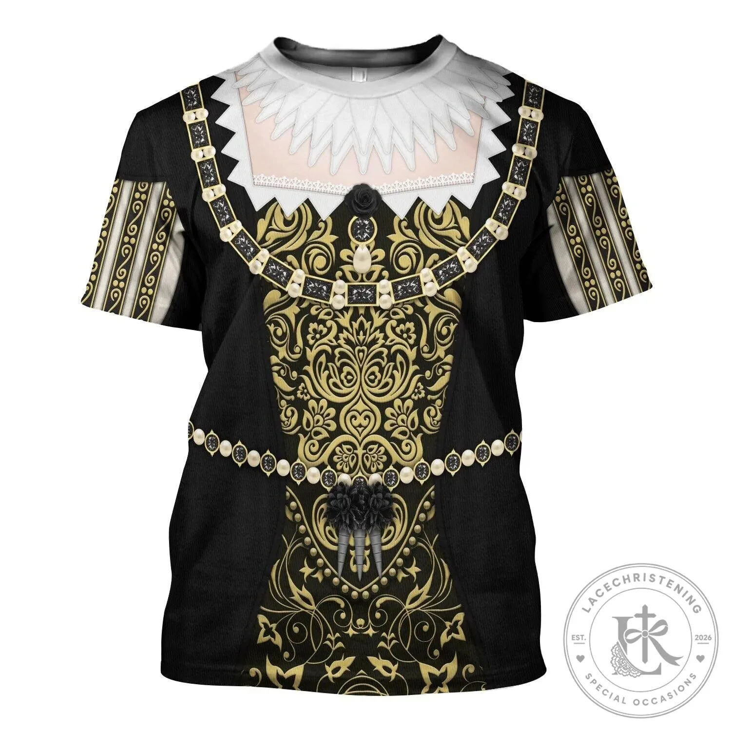 Anne of Austria Queen of France Coronation Robes Costume All Over Print Hoodie 24 Anne of Austria Queen of France Coronation Robes Costume All Over Print Hoodie