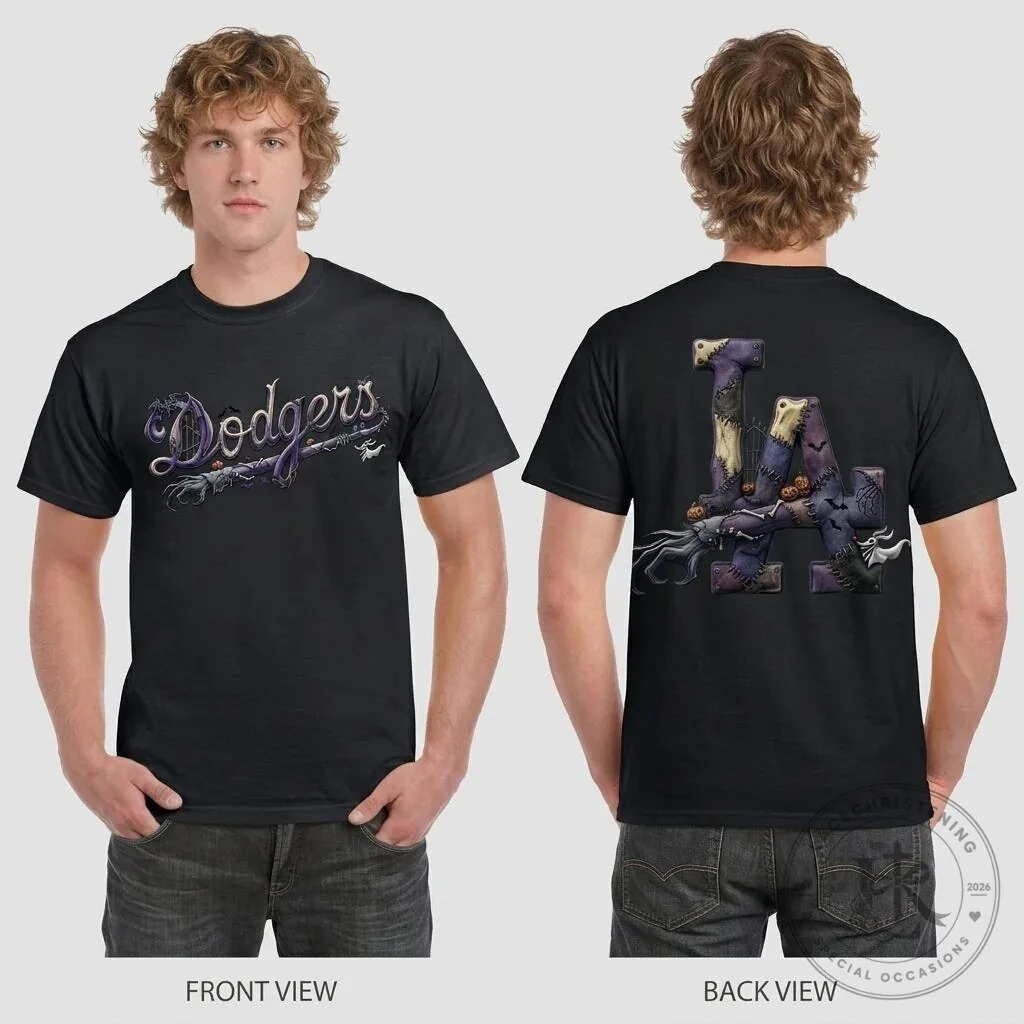 Los Angeles Dodgers Halloween Nightmare Edition T-Shirt
