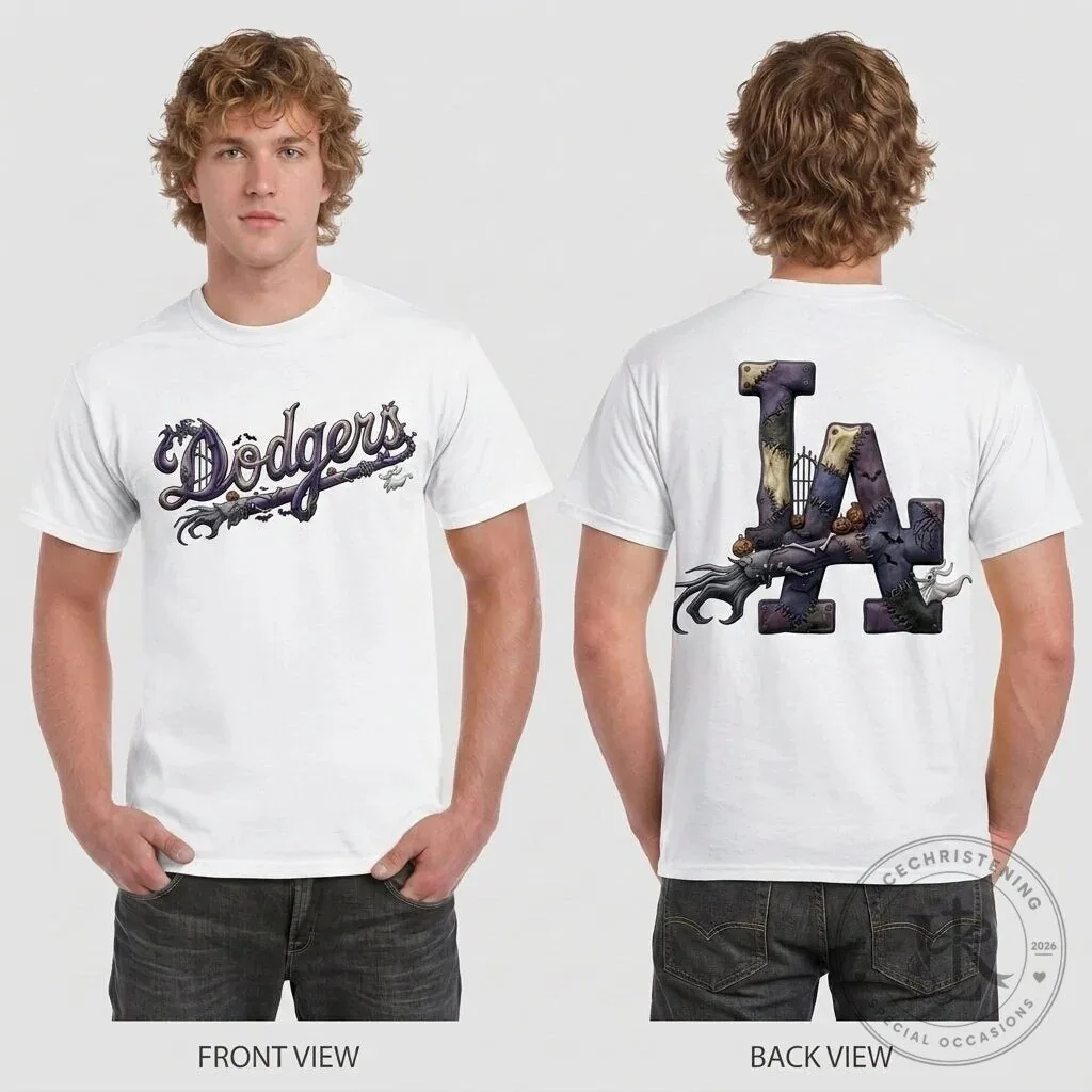 Los Angeles Dodgers Halloween Nightmare Edition T-Shirt 11 Los Angeles Dodgers Halloween Nightmare Edition T-Shirt
