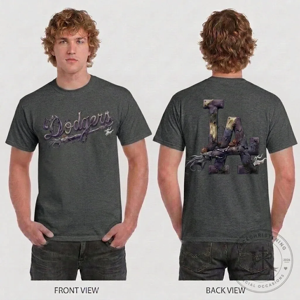 Los Angeles Dodgers Halloween Nightmare Edition T-Shirt 12 Los Angeles Dodgers Halloween Nightmare Edition T-Shirt