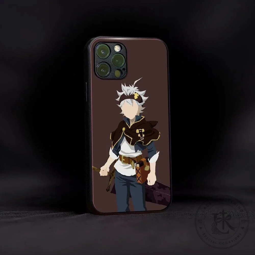 Black Clover Asta Anime Character Art Phone Case