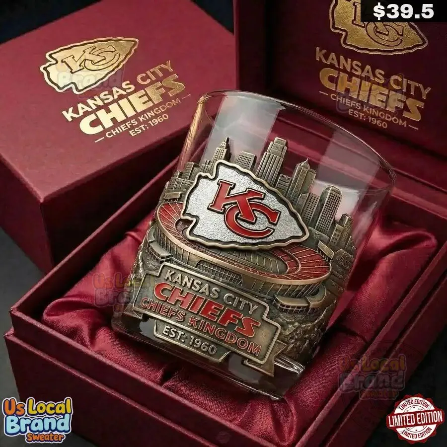 Kansas City Chiefs National Football League Stadium Whiskey Drinking Glass 5 Kansas City Chiefs National Football League Stadium Whiskey Drinking Glass