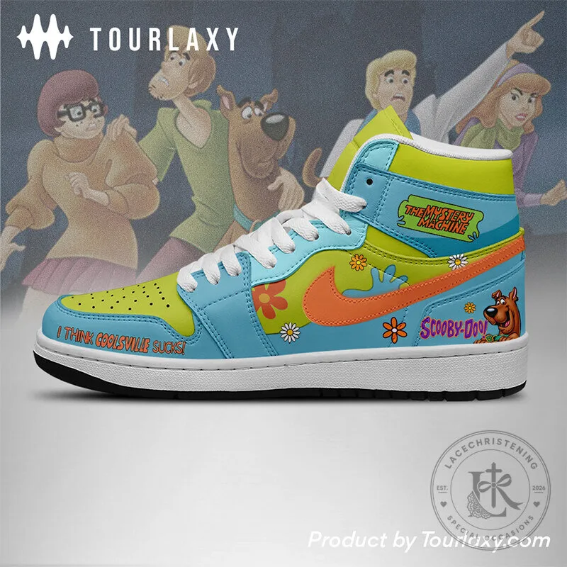 Scooby Doo The Mystery Machine Coolsville High Top Sneakers 8 Scooby Doo The Mystery Machine Coolsville High Top Sneakers