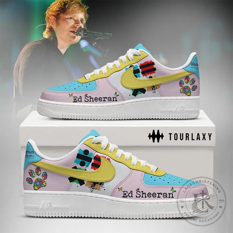 Ed Sheeran Divide Album Custom Air Force 1 Shoes