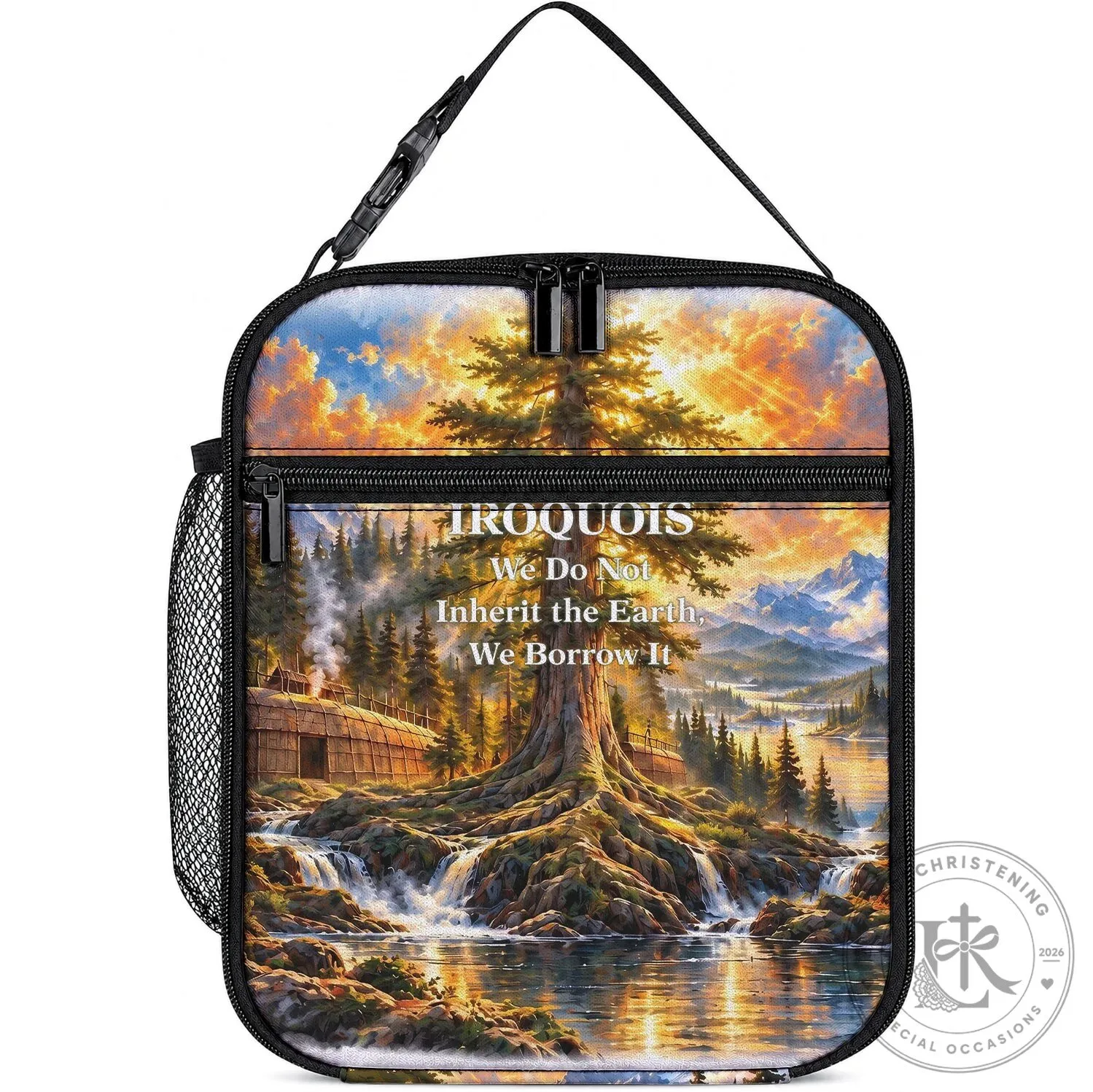 Iroquois We Do Not Inherit The Earth Native American Art Lunch Bag 7 Iroquois We Do Not Inherit The Earth Native American Art Lunch Bag