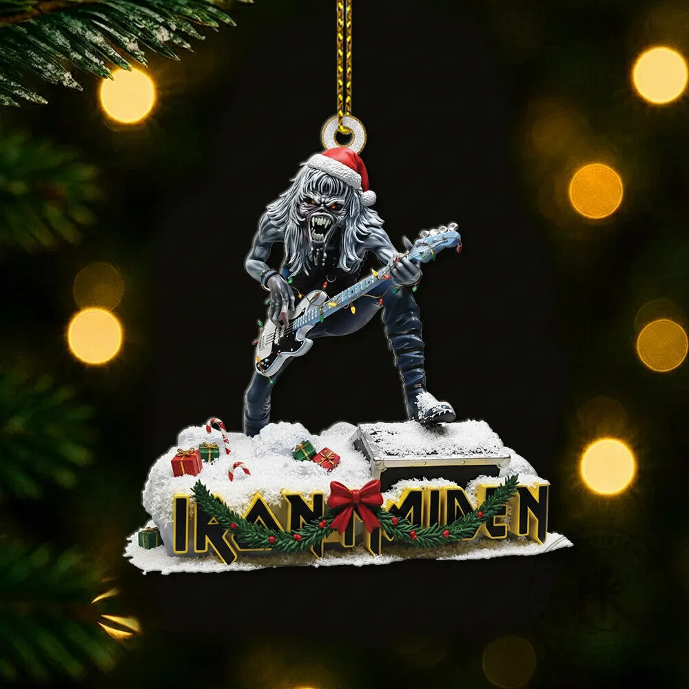 Iron Maiden Fear of the Dark Eddie Christmas Tree Ornament