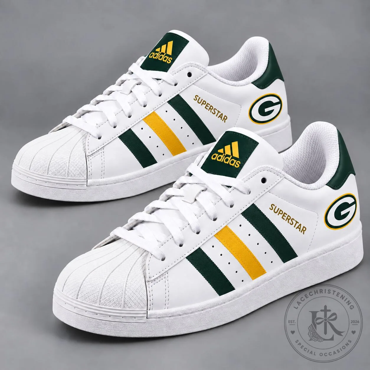 Green Bay Packers National Football League Team Superstar Shoes