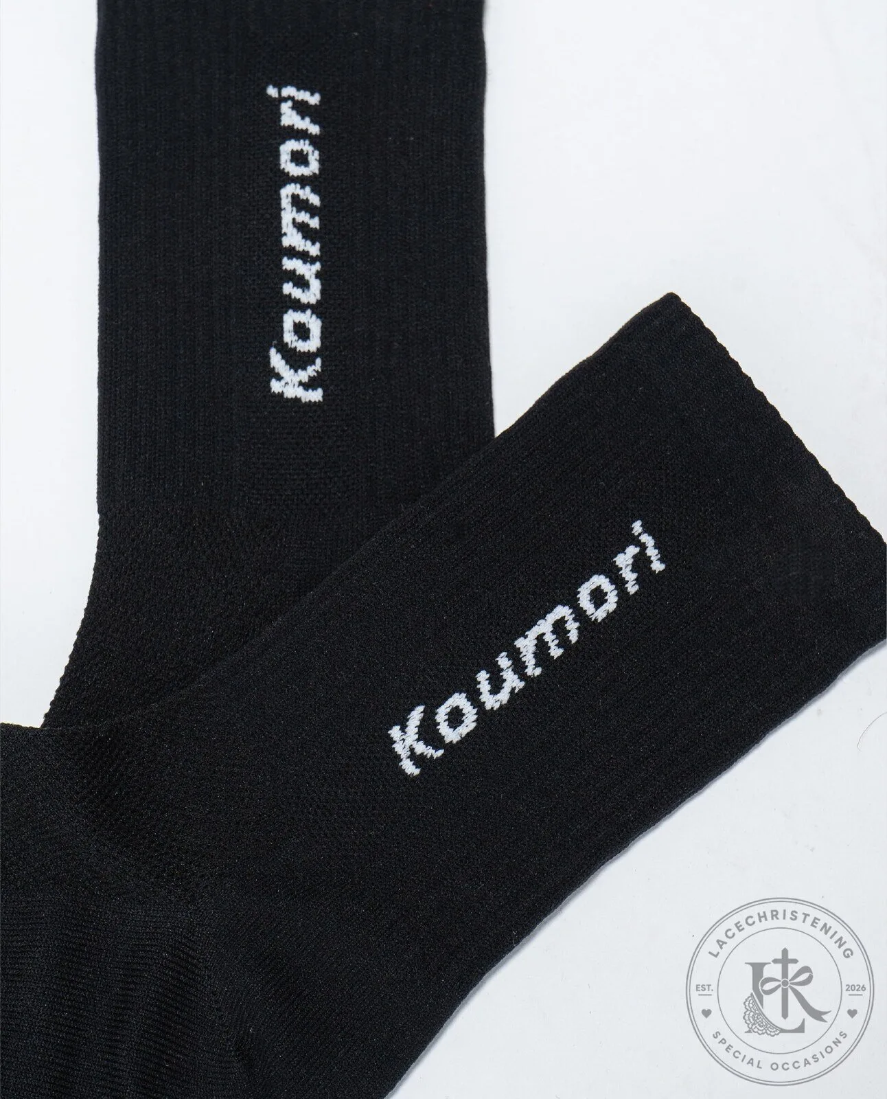 Koumori Brand Black Performance Crew Socks for Men and Women 10 Koumori Brand Black Performance Crew Socks for Men and Women