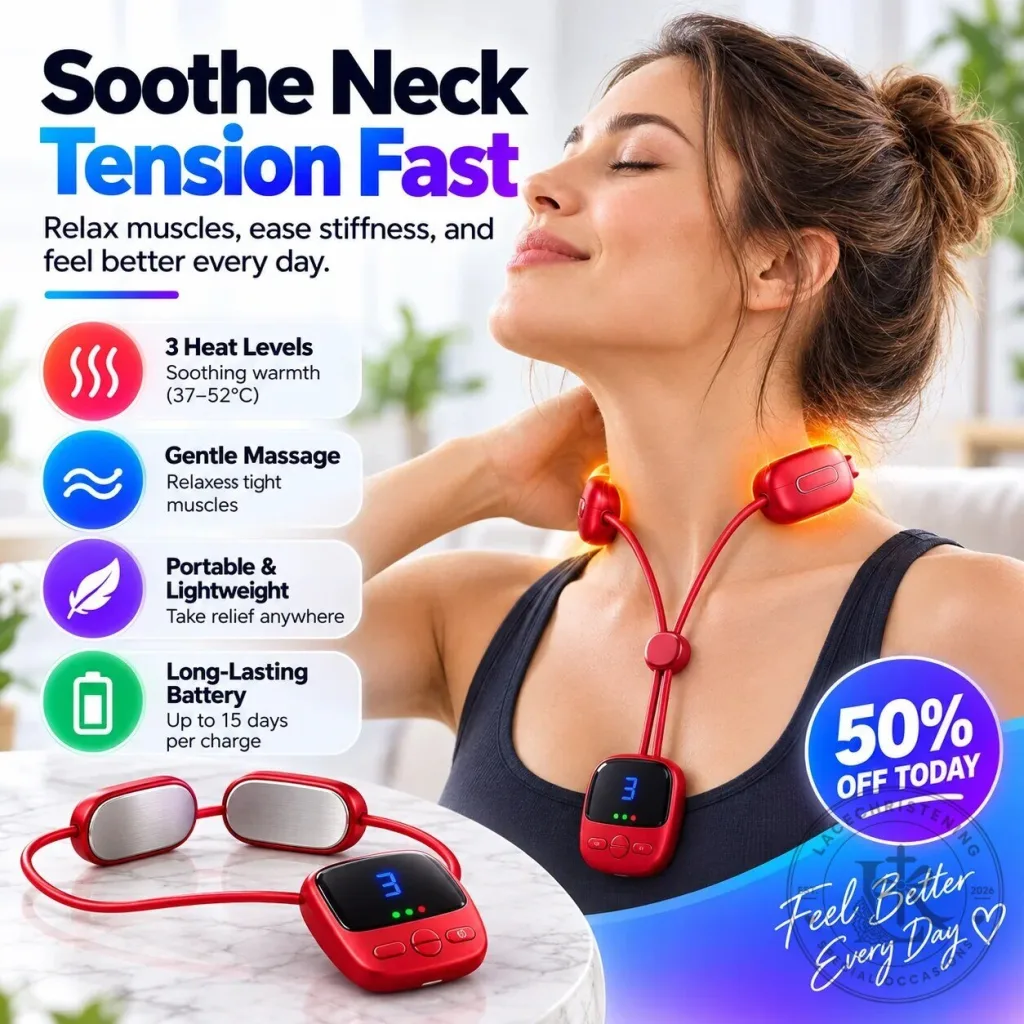 Portable Neck Massager with Heat and Pulse Therapy for Muscle Relaxation Portable Neck Massager with Heat and Pulse Therapy for Muscle Relaxation