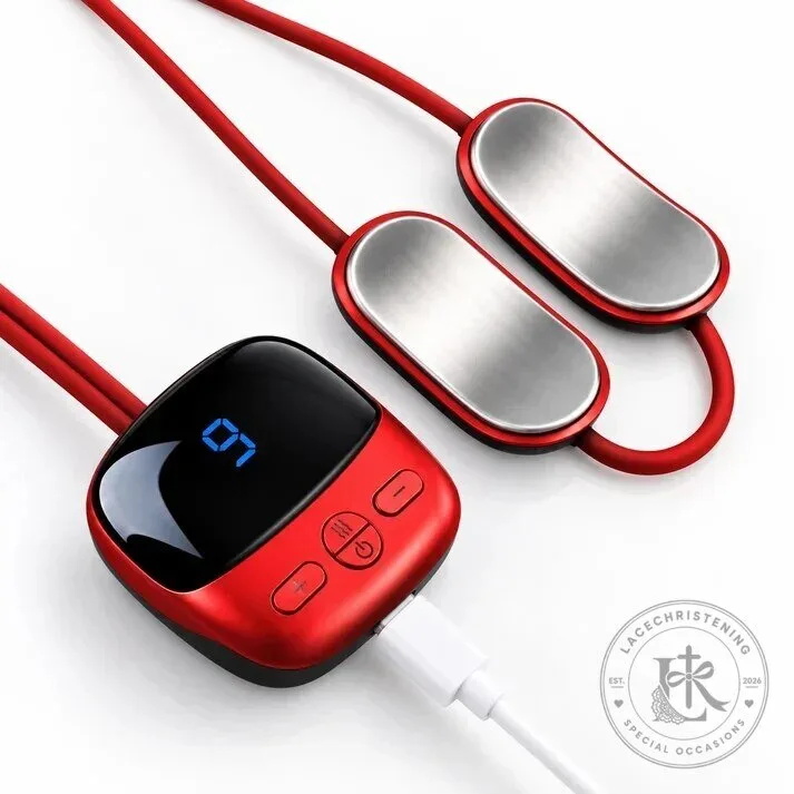 Portable Neck Massager with Heat and Pulse Therapy for Muscle Relaxation 21 Portable Neck Massager with Heat and Pulse Therapy for Muscle Relaxation