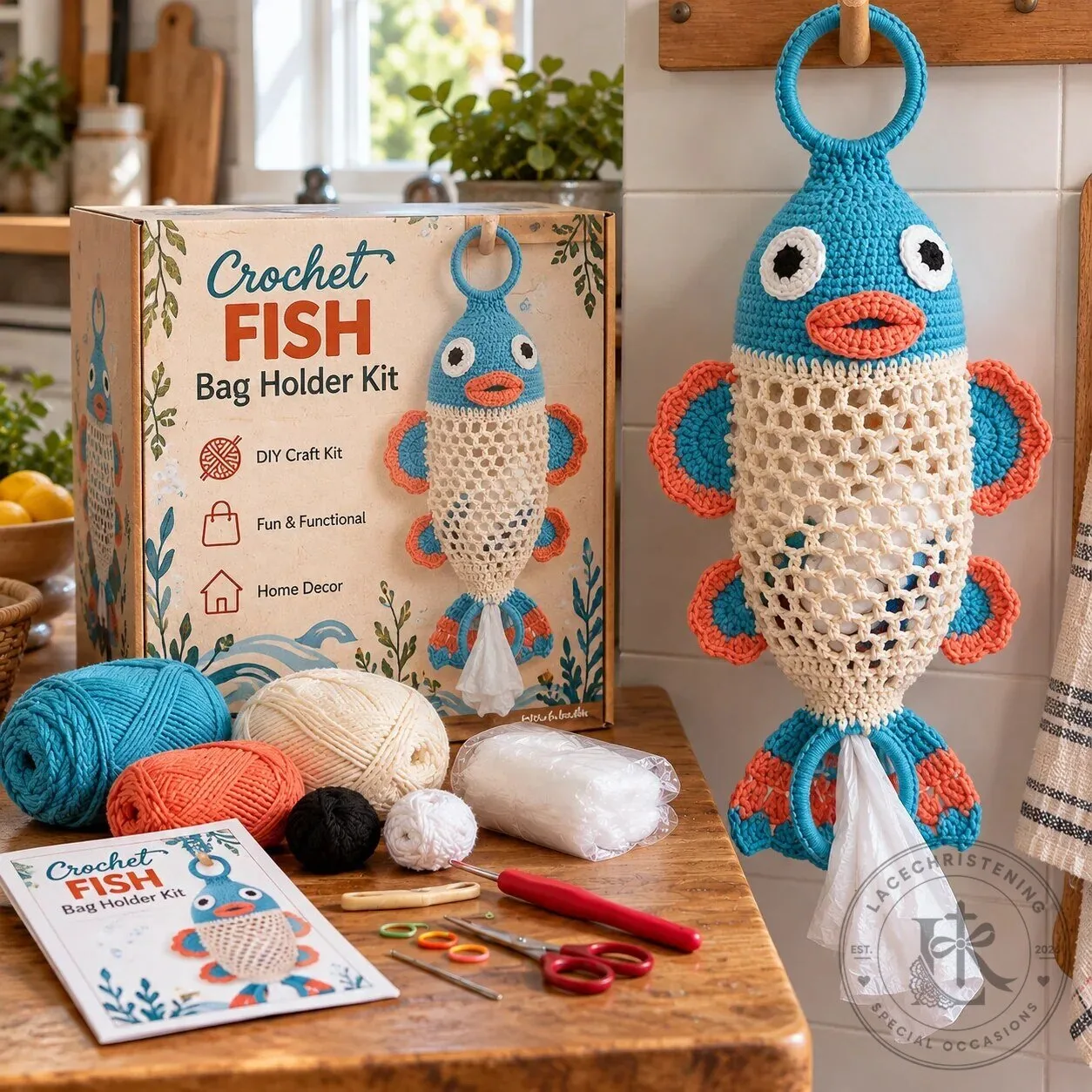 Crochet Chicken Bag Holder Kit DIY Craft Fun Functional Home Decor 18 Crochet Chicken Bag Holder Kit DIY Craft Fun Functional Home Decor