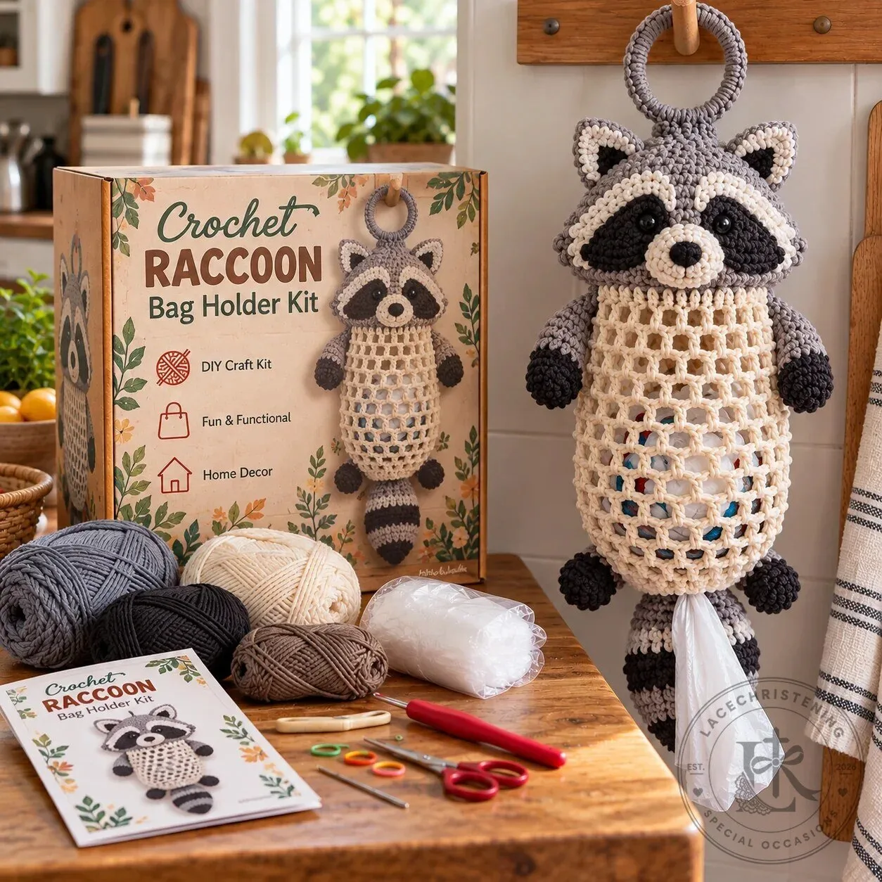 Crochet Chicken Bag Holder Kit DIY Craft Fun Functional Home Decor 19 Crochet Chicken Bag Holder Kit DIY Craft Fun Functional Home Decor