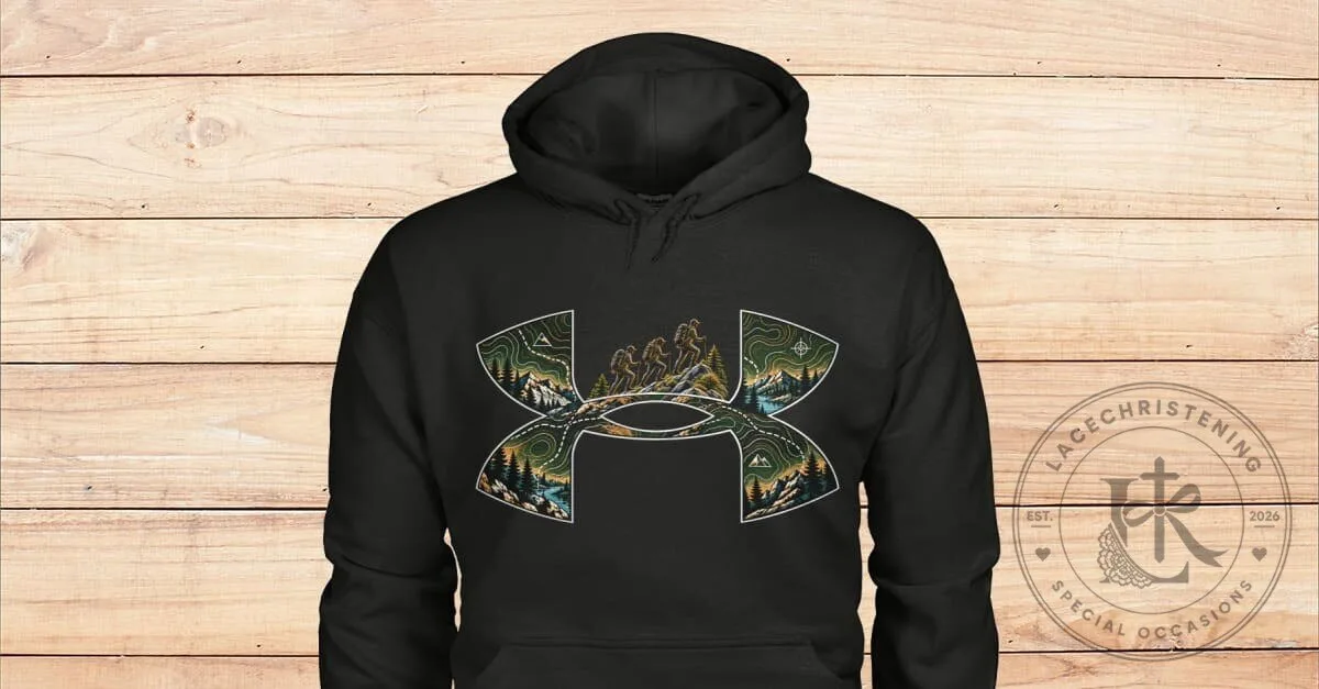Under Armour Hiking Mountain Forest Landscape Graphic Hoodie