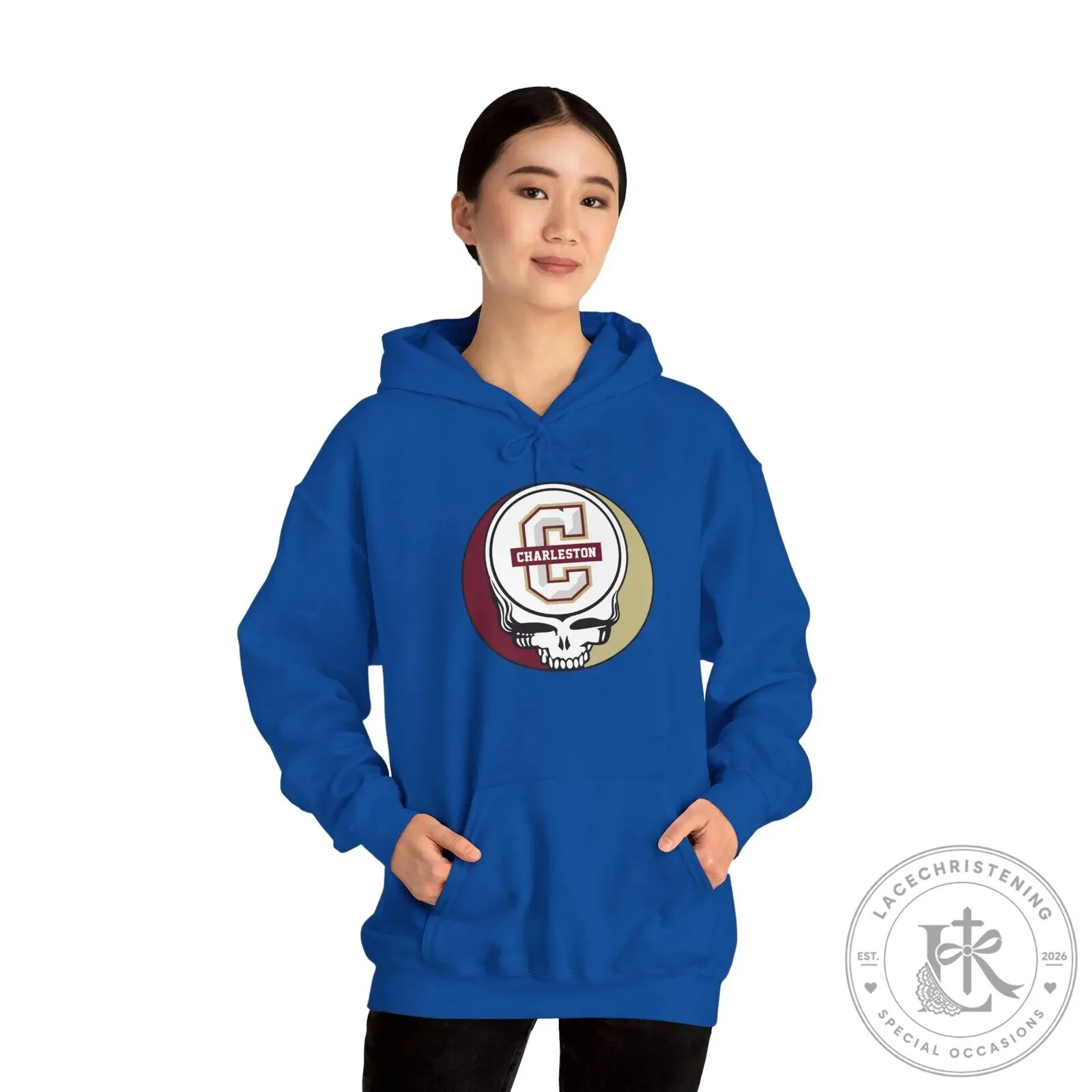 University of Charleston Golden Eagles Steal Your Face Grateful Dead Hoodie 25 University of Charleston Golden Eagles Steal Your Face Grateful Dead Hoodie