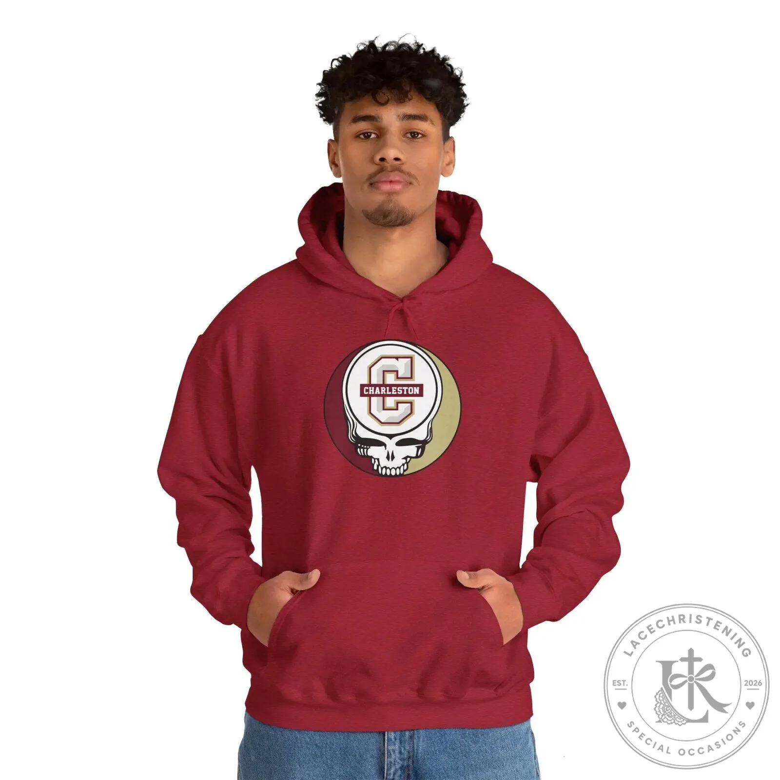University of Charleston Golden Eagles Steal Your Face Grateful Dead Hoodie 29 University of Charleston Golden Eagles Steal Your Face Grateful Dead Hoodie