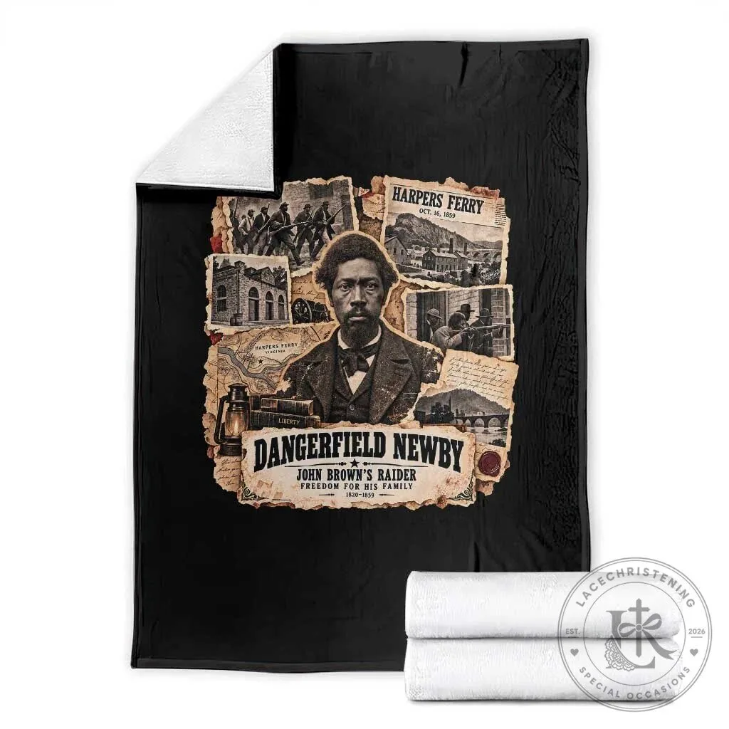 Dangerfield Newby Abolitionist Harpers Ferry Raid 1859 Black History Blanket