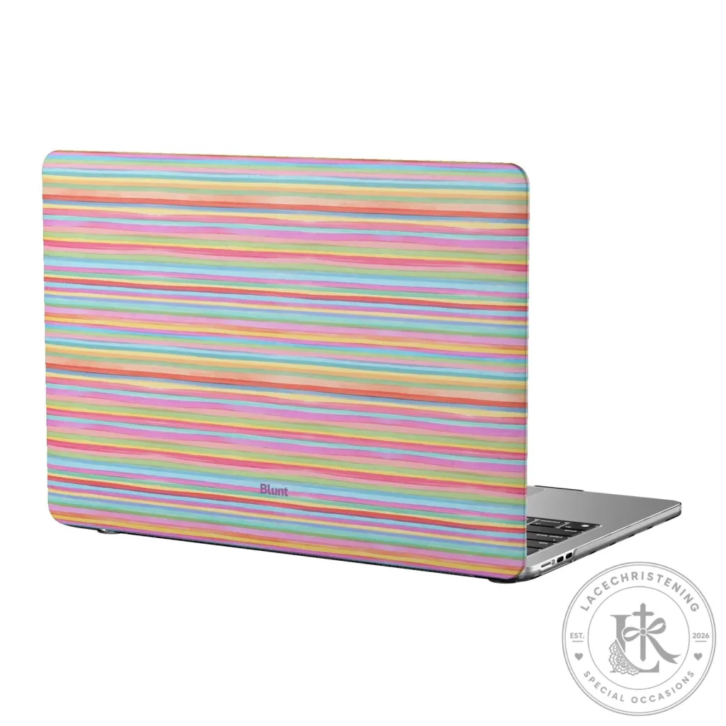 Colorful Horizontal Stripes Laptop Hard Shell Case for MacBook Air Colorful Horizontal Stripes Laptop Hard Shell Case for MacBook Air