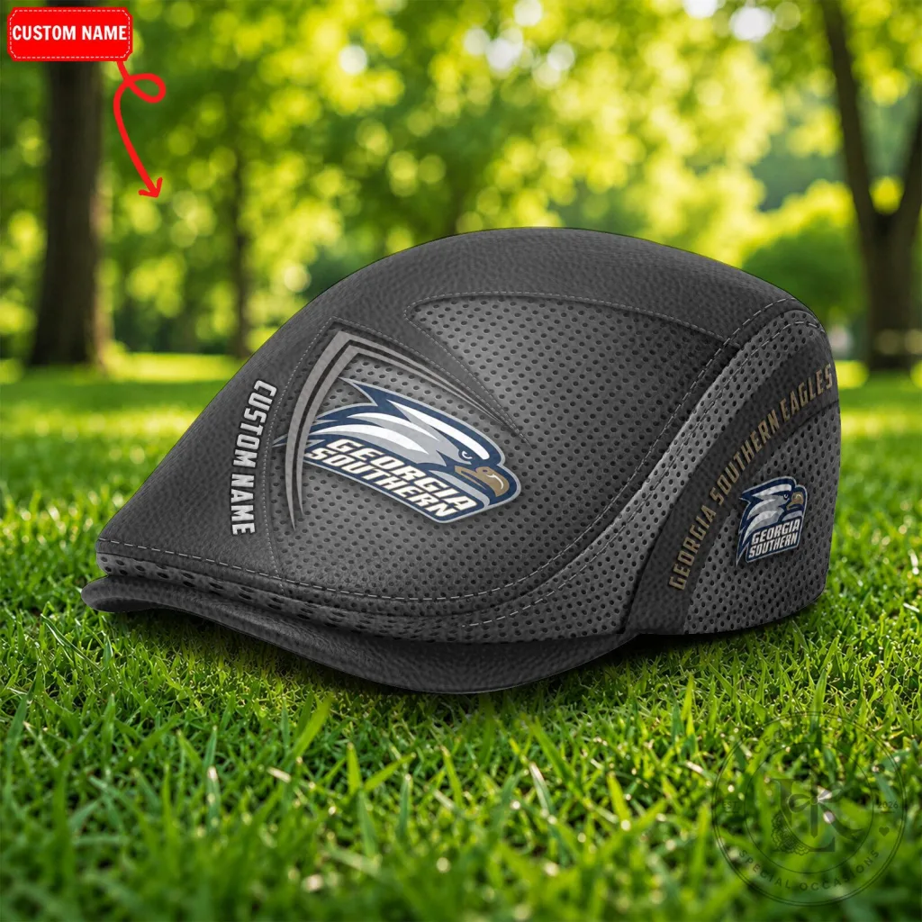 Georgia Southern Eagles Golf Flat Cap Hat Georgia Southern Eagles Golf Flat Cap Hat