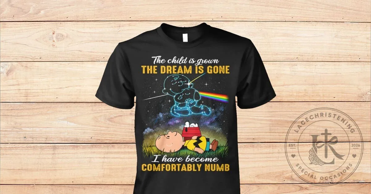 Peanuts Charlie Brown Snoopy The Dream Is Gone Comfortably Numb T-Shirt