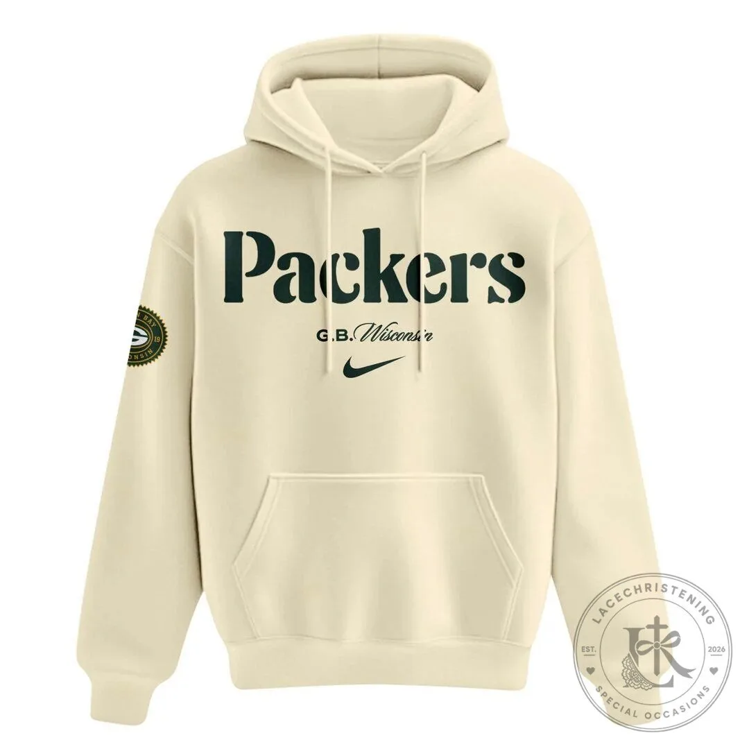 Matt LaFleur Green Bay Packers Cream Fan Hoodie 9 Matt LaFleur Green Bay Packers Cream Fan Hoodie