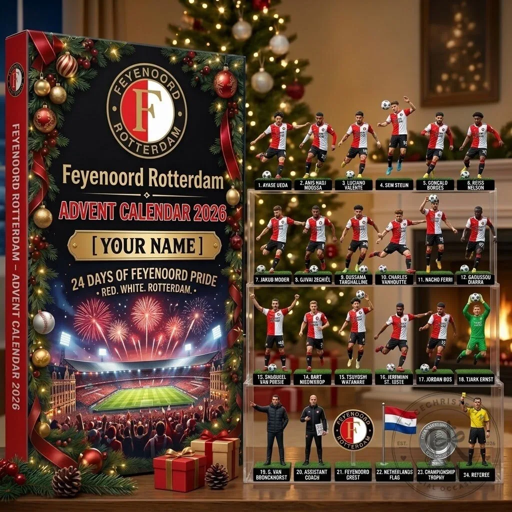 Feyenoord Rotterdam Eredivisie Football Club Advent Calendar 2D