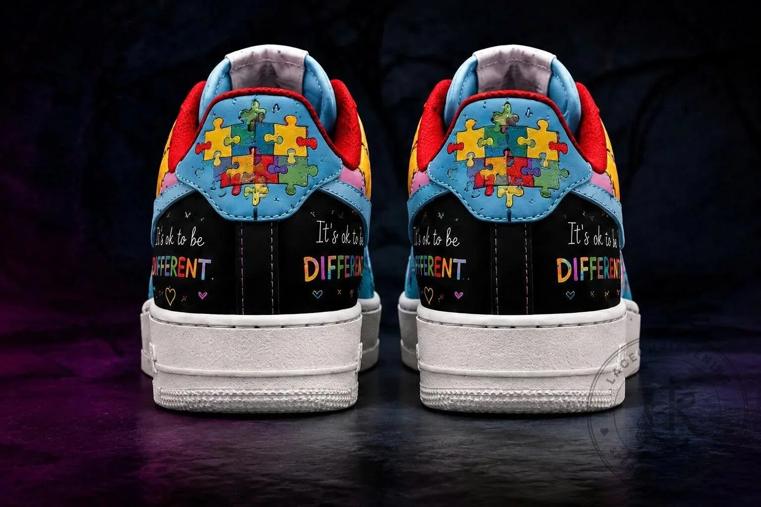 Autism Awareness Infinity Symbol Different Not Less Always Enough Shoes 8 Autism Awareness Infinity Symbol Different Not Less Always Enough Shoes