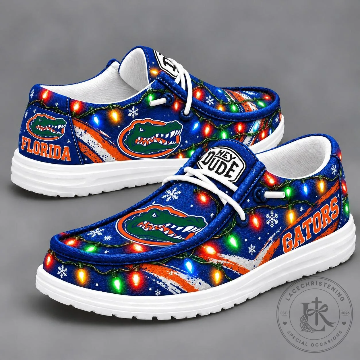 Florida Gators Christmas Holiday Light Loafer Shoes for Men and Women 5 Florida Gators Christmas Holiday Light Loafer Shoes for Men and Women