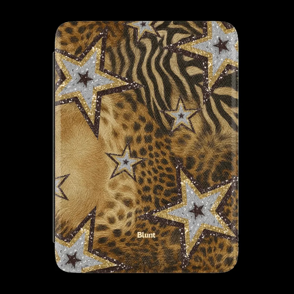 Leopard Print Glitter Stars Animal Pattern Kindle Case Leopard Print Glitter Stars Animal Pattern Kindle Case
