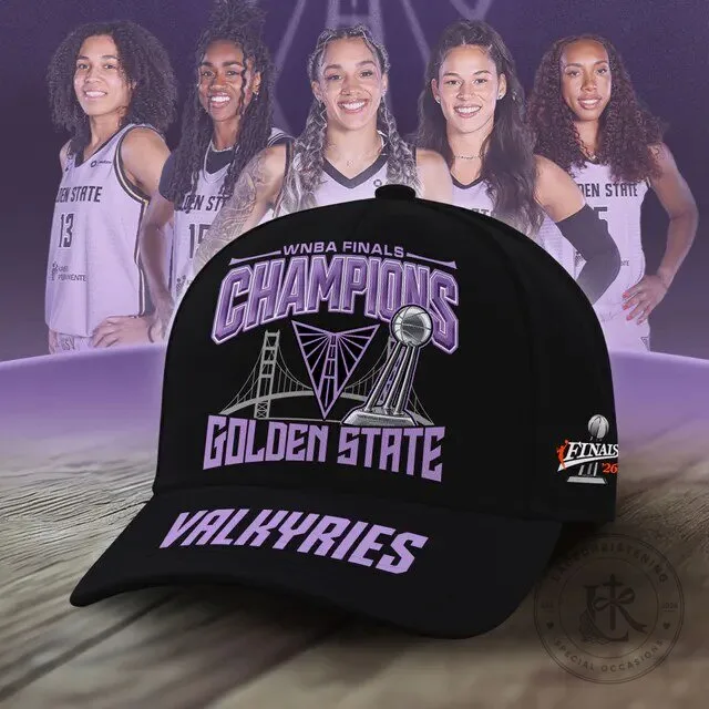 Golden State Valkyries WNBA Finals Champions 2026 Black Cap Hat