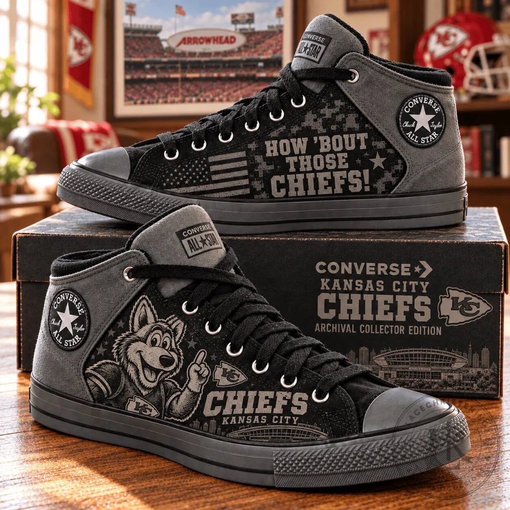 Kansas City Chiefs How 'Bout Those Chiefs Archival Collector Edition Shoes Kansas City Chiefs How 'Bout Those Chiefs Archival Collector Edition Shoes