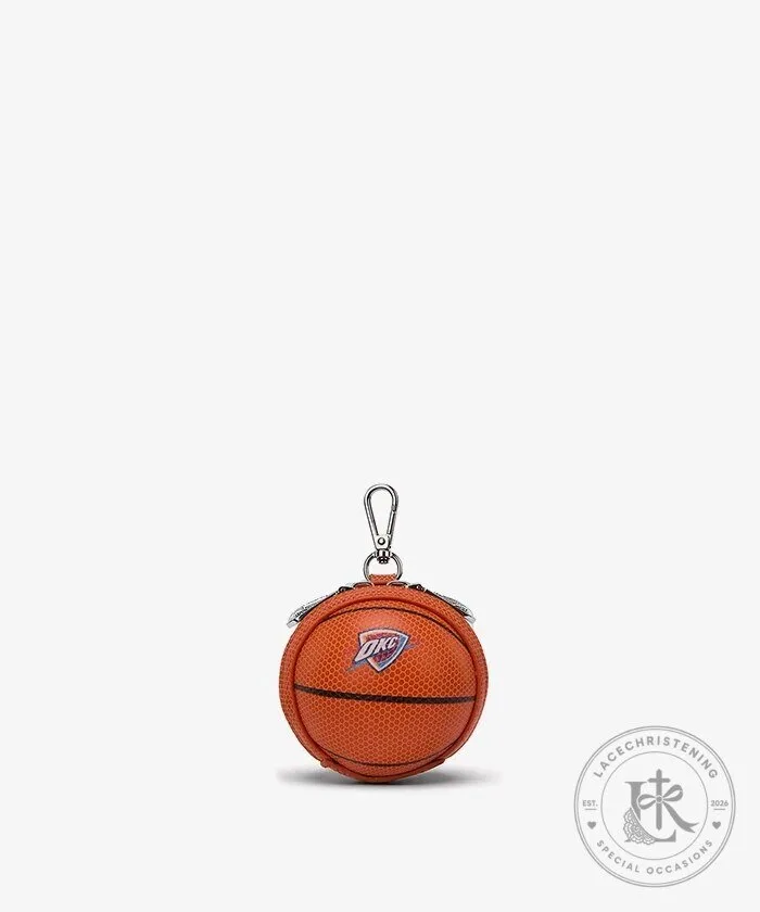 Oklahoma City Thunder Basketball Clear Wristlet Bag Keychain Set 14 Oklahoma City Thunder Basketball Clear Wristlet Bag Keychain Set