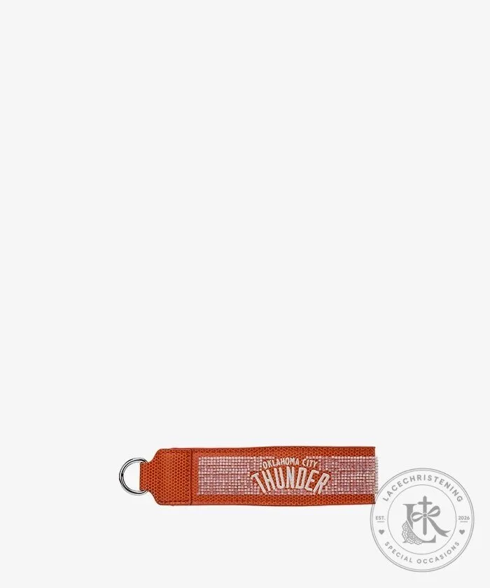 Oklahoma City Thunder Basketball Clear Wristlet Bag Keychain Set 15 Oklahoma City Thunder Basketball Clear Wristlet Bag Keychain Set