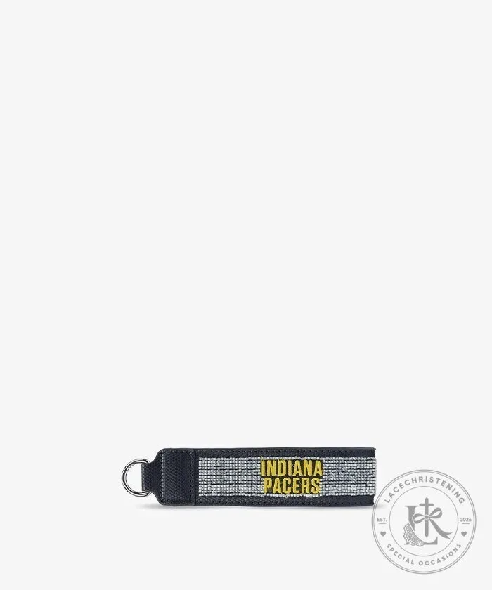 Indiana Pacers Clear Wristlet Set with Round Pouch and Keychain 13 Indiana Pacers Clear Wristlet Set with Round Pouch and Keychain